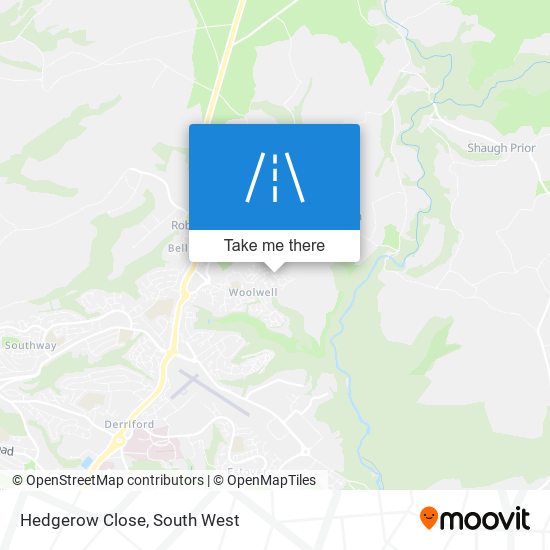 Hedgerow Close map