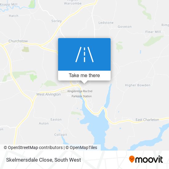 Skelmersdale Close map