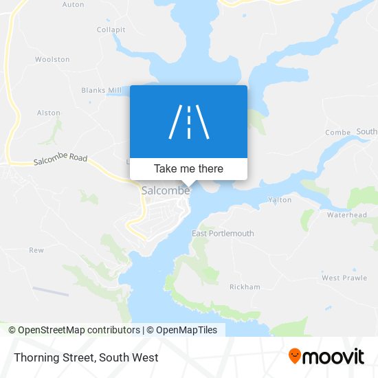 Thorning Street map