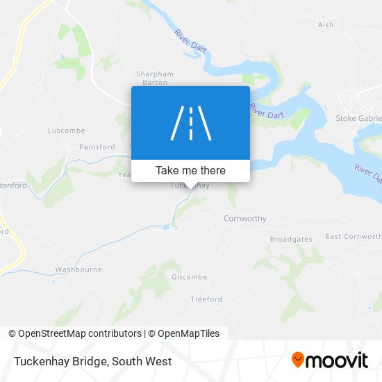 Tuckenhay Bridge map