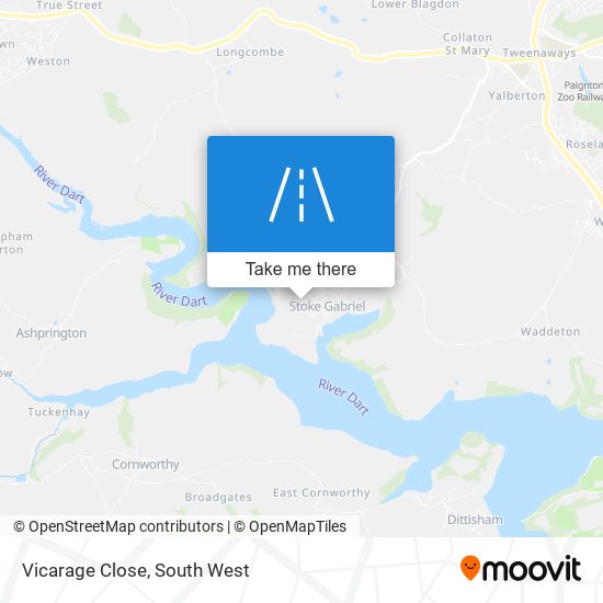 Vicarage Close map