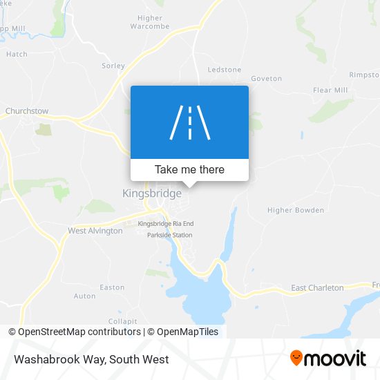 Washabrook Way map