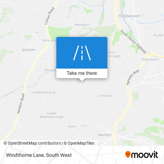 Windthorne Lane map