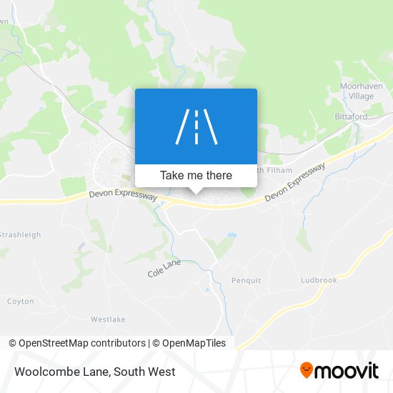 Woolcombe Lane map