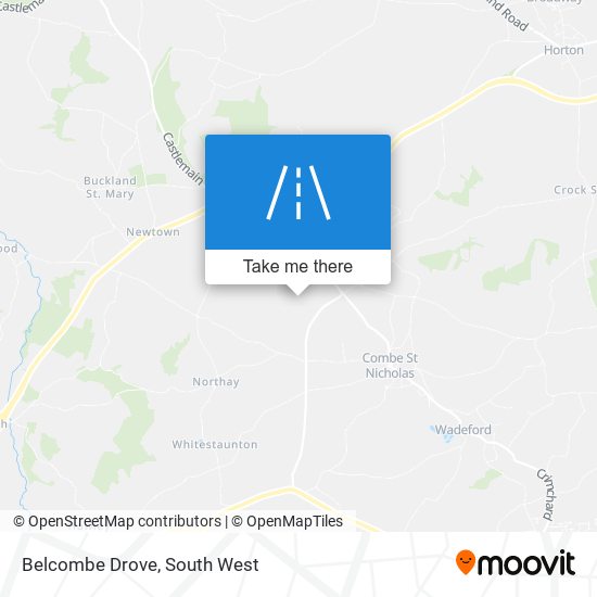 Belcombe Drove map