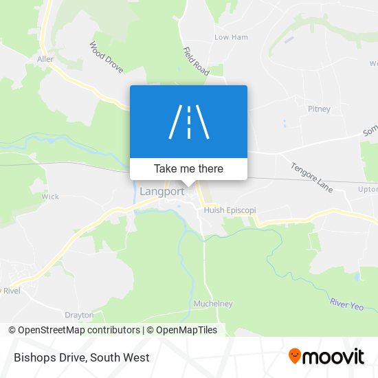 Bishops Drive map