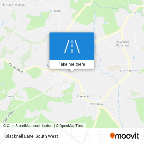 Blacknell Lane map