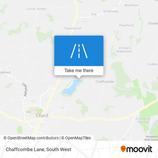 Chaffcombe Lane map