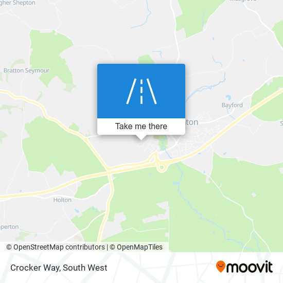 Crocker Way map