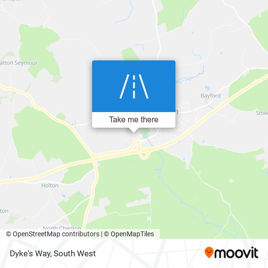 Dyke's Way map