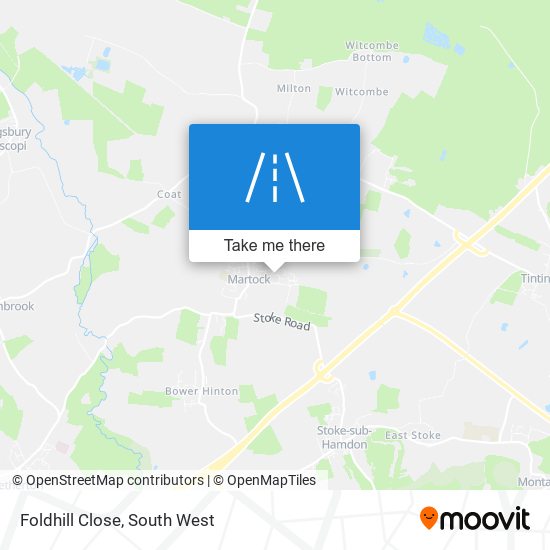 Foldhill Close map