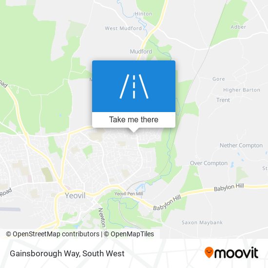 Gainsborough Way map