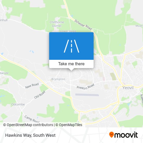 Hawkins Way map