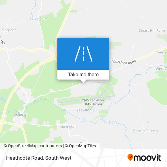 Heathcote Road map
