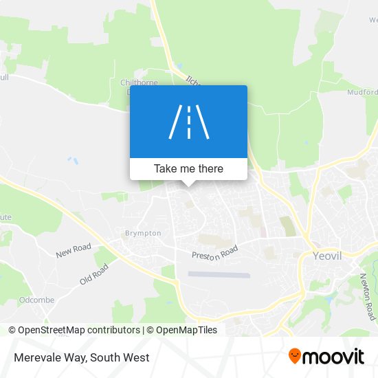 Merevale Way map