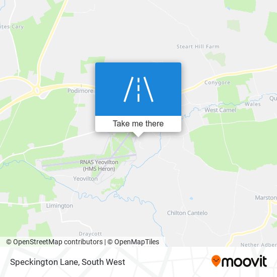 Speckington Lane map