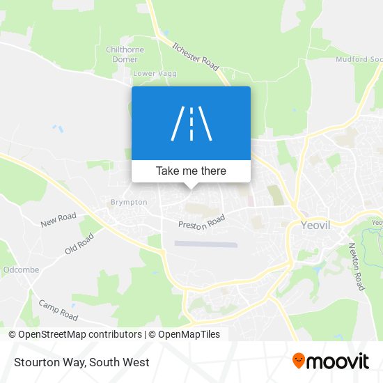 Stourton Way map