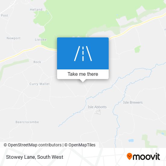 Stowey Lane map