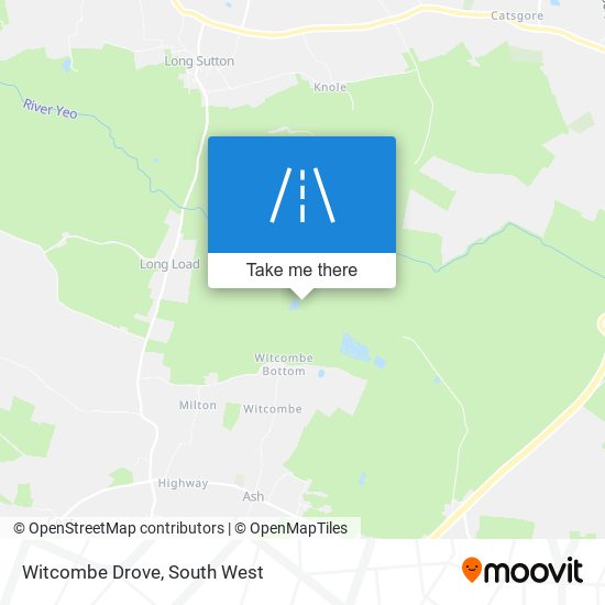 Witcombe Drove map