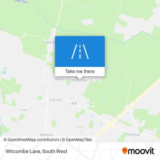 Witcombe Lane map