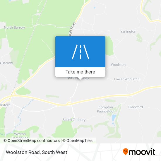 Woolston Road map
