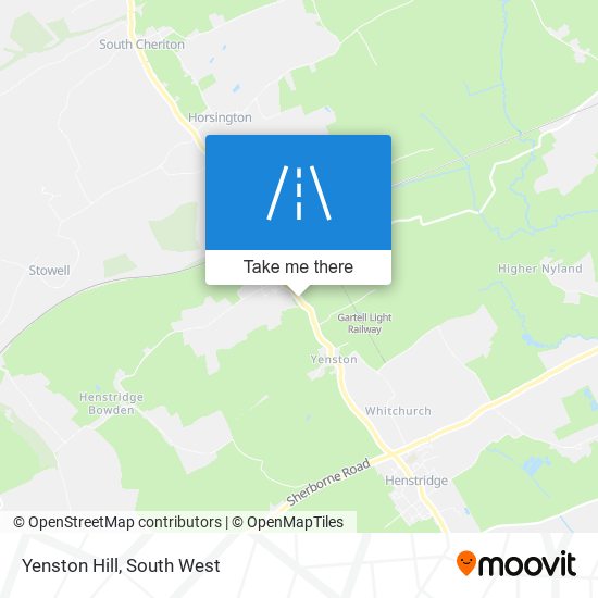 Yenston Hill map