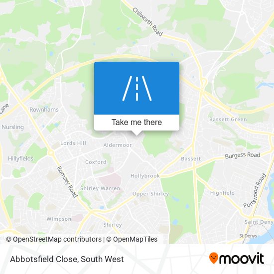 Abbotsfield Close map