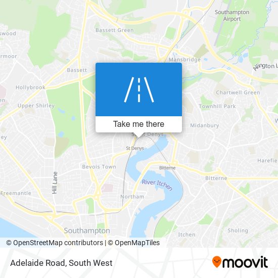 Adelaide Road map