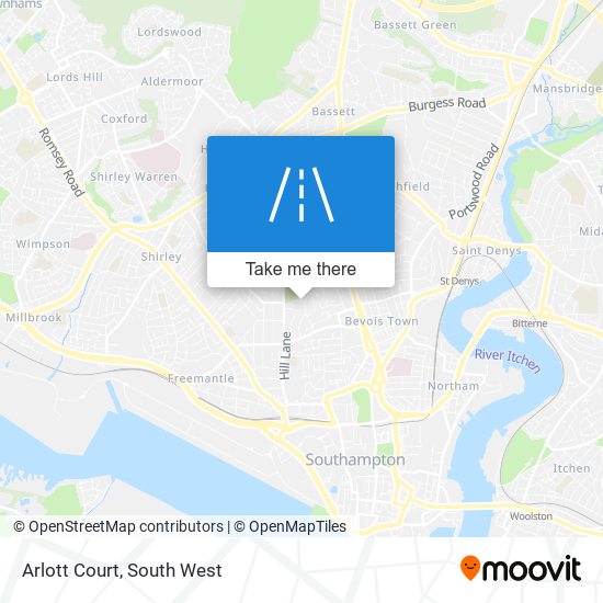 Arlott Court map