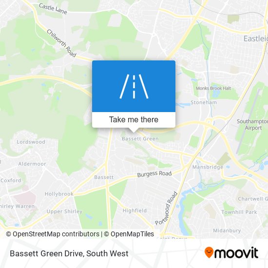 Bassett Green Drive map