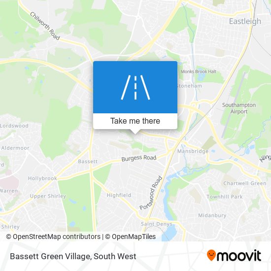 Bassett Green Village map