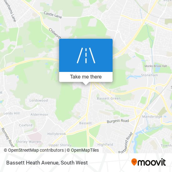 Bassett Heath Avenue map