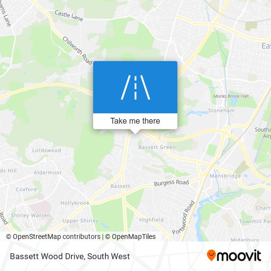 Bassett Wood Drive map