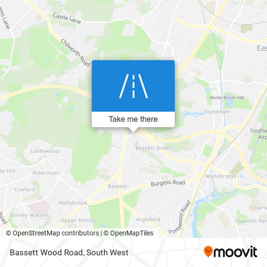 Bassett Wood Road map
