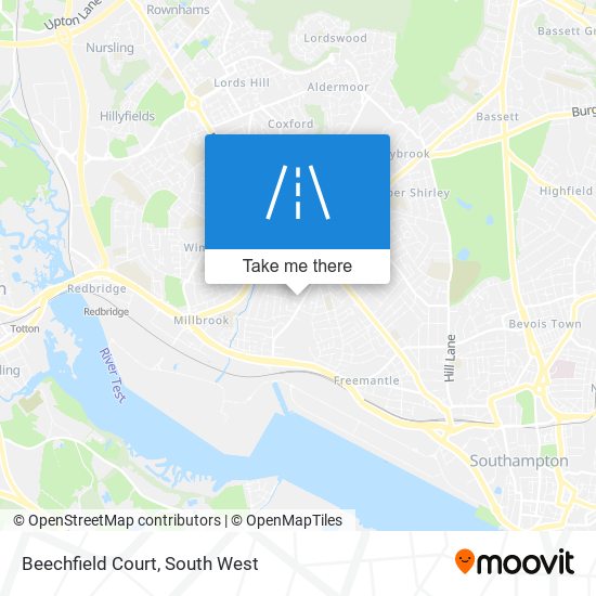 Beechfield Court map