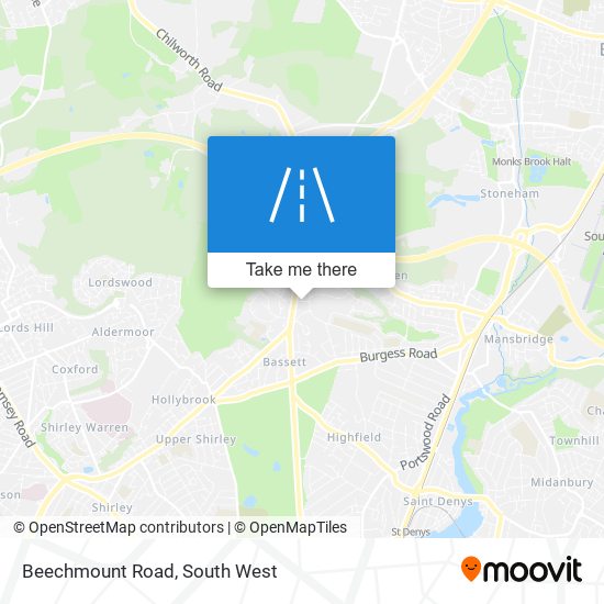 Beechmount Road map