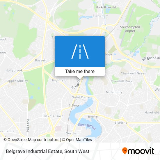 Belgrave Industrial Estate map