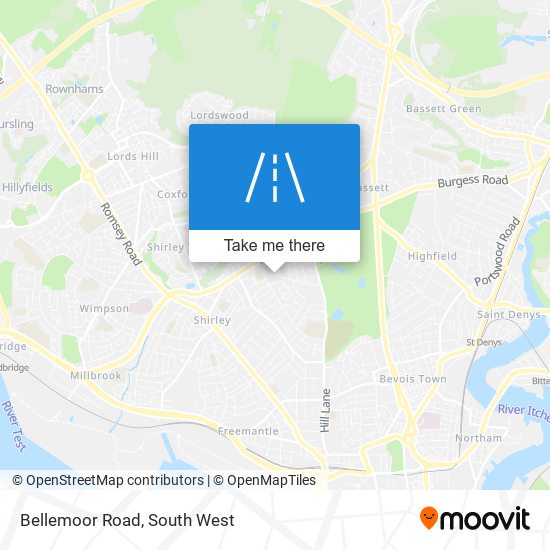 Bellemoor Road map