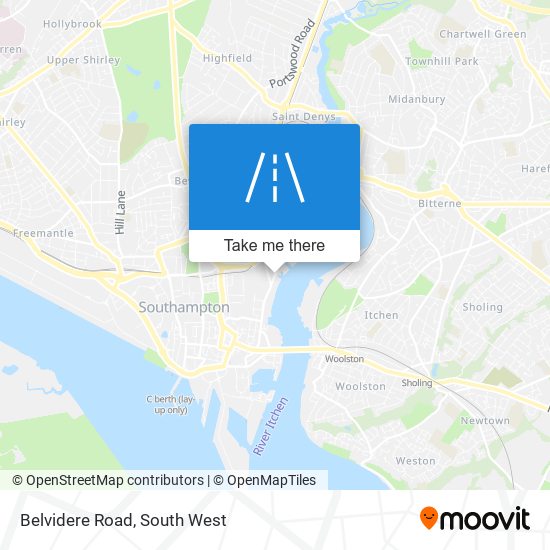 Belvidere Road map