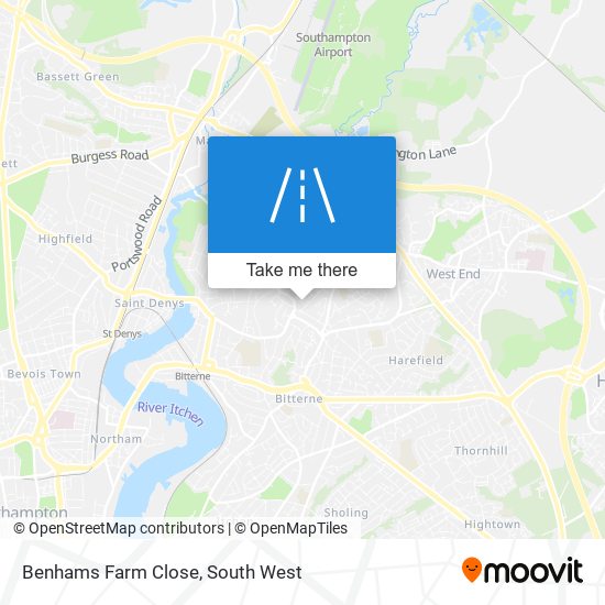 Benhams Farm Close map