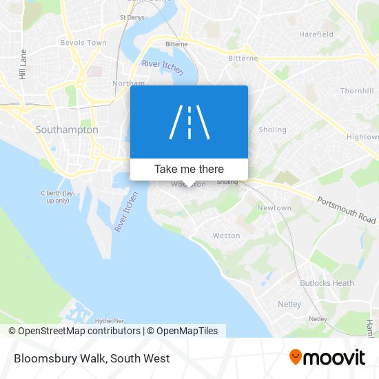 Bloomsbury Walk map