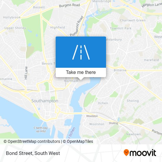 Bond Street map