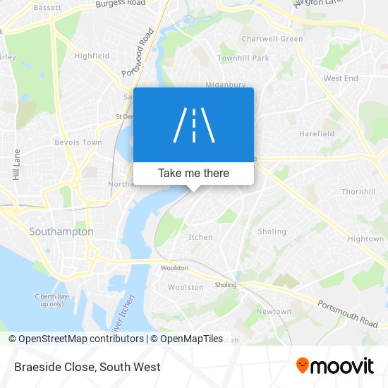 Braeside Close map