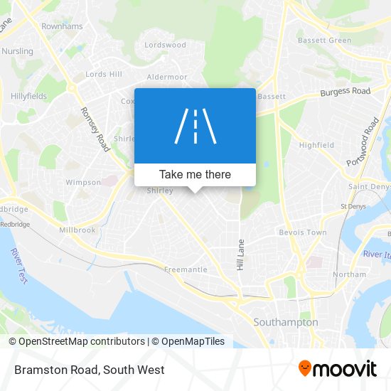 Bramston Road map
