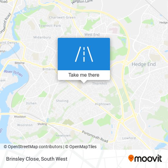Brinsley Close map