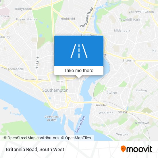 Britannia Road map