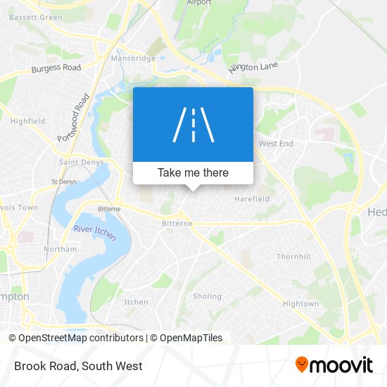 Brook Road map