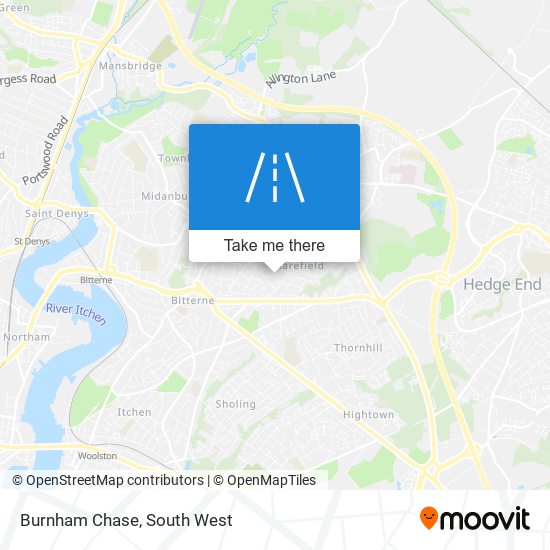 Burnham Chase map