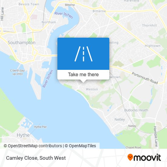 Camley Close map