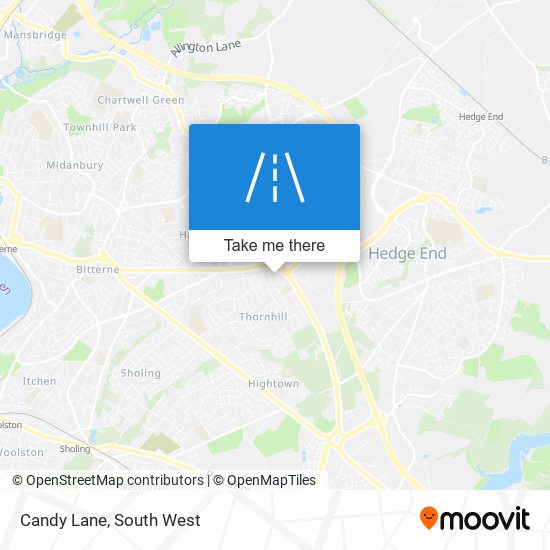 Candy Lane map
